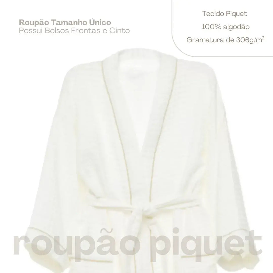 Roupão Piquet