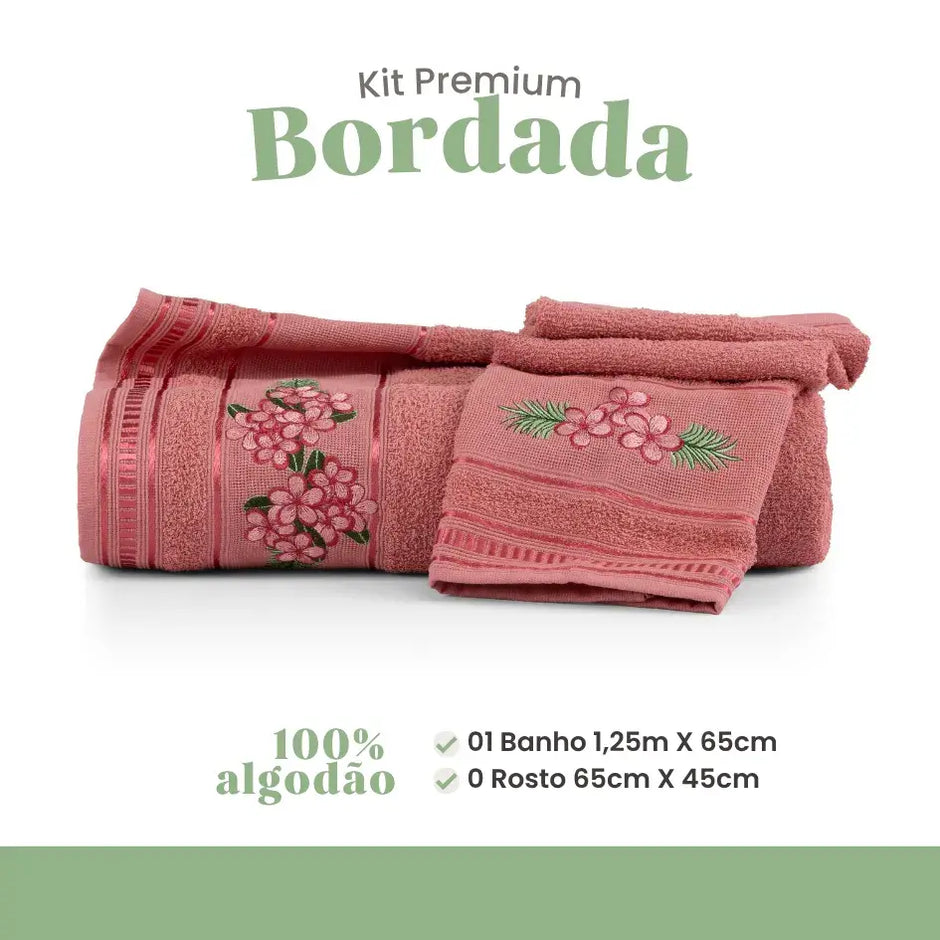 Jogo de Toalhas Premium Provençal