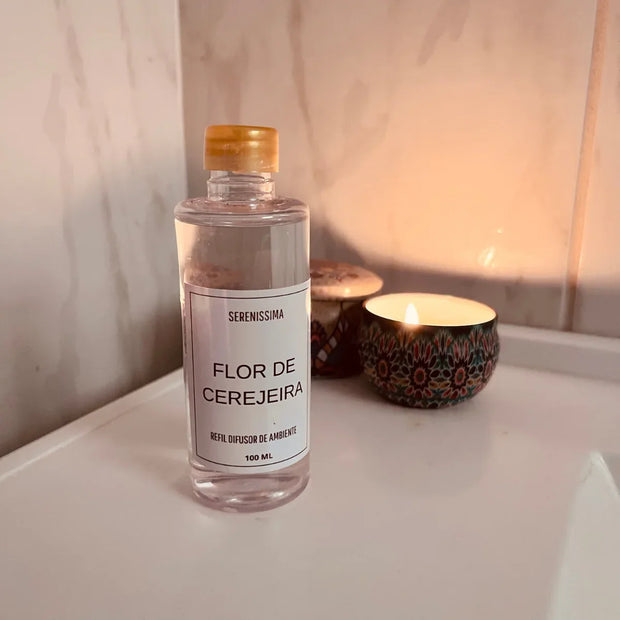 Refil Difusor de Aroma Flor de Cerejeira - Linhas & Lares