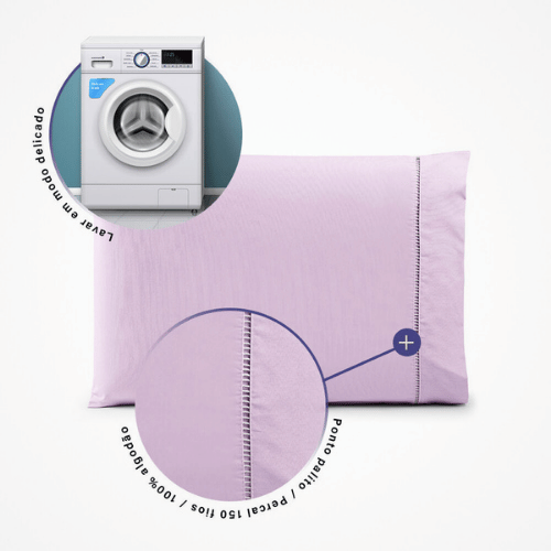 Par de Fronhas Marbella | Lilás