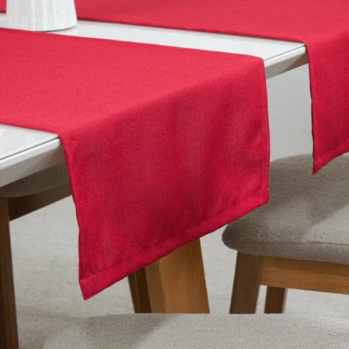 Trilho Caminho de Mesa Classic Noel | Vermelho - Linhas & Lares