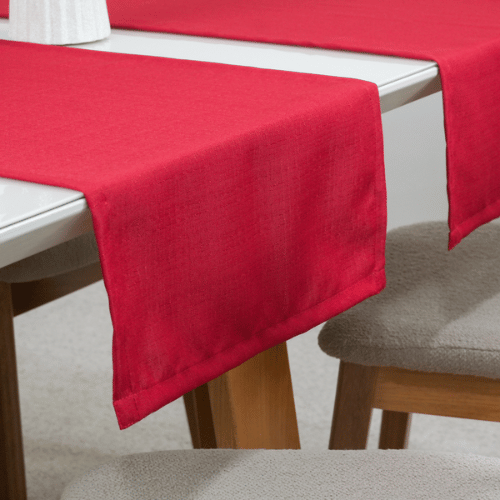 Trilho Caminho de Mesa Classic Noel | Vermelho