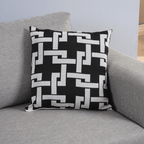 Par Capa de Almofada Grécia | Preto
