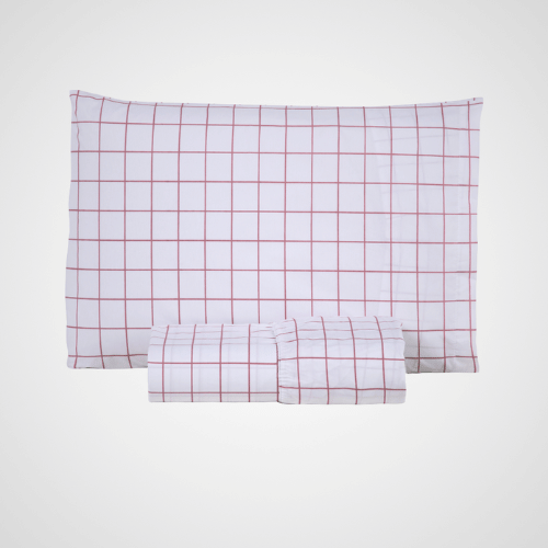 Jogo de Lençol Trama | 200 Fios | Solteiro | Rosê