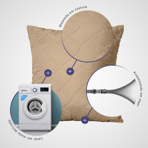 Capa de Almofada Verona | Cáqui