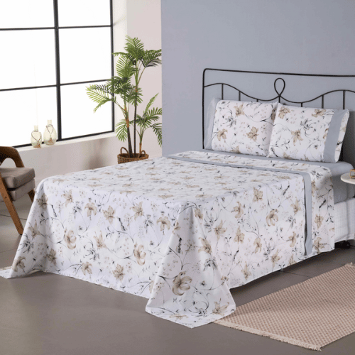 Jogo de Lençol Bosque Névoa | King