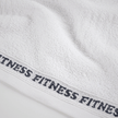 Kit 6 Toalhas Fitness SportFlex Grafite & Branco
