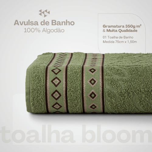 Toalha de Banho Bloom Jade