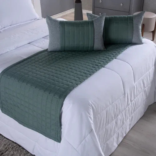 Kit Peseira Copacabana Musgo | King - Linhas & Lares