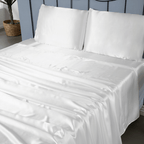Jogo de Lençol Charmousse | Casal Padrão | 4 Peças | Branco