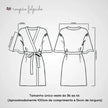 Roupão Comfort Touch Chumbo - Linhas & Lares
