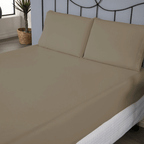 Jogo de Lençol Pure Day | Percal 180 Fios | Queen | Marrom