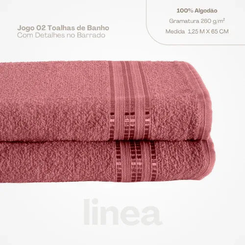 Toalha de Banho Línea Pitaia - Linhas & Lares