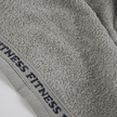 Kit 6 Toalhas Fitness SportFlex Grafite & Branco