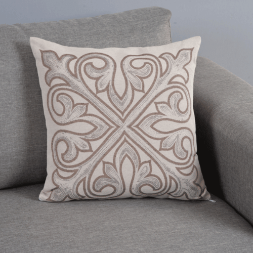 Par Capa de Almofada Grécia | Cáqui