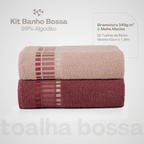 Kit Toalha de Banho Bossa Blush