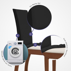 Capa para Cadeira Gel Flex | Kit com 6 | Preto