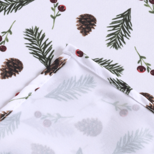 Toalha de Mesa Bosque Natalino | 4 à 8 Lugares