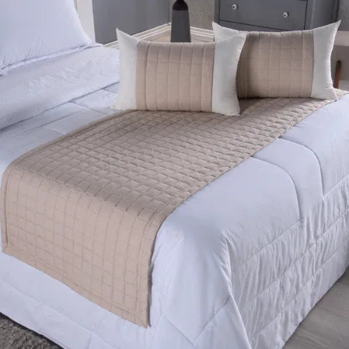 Kit Peseira Copacabana Natural | King - Linhas & Lares