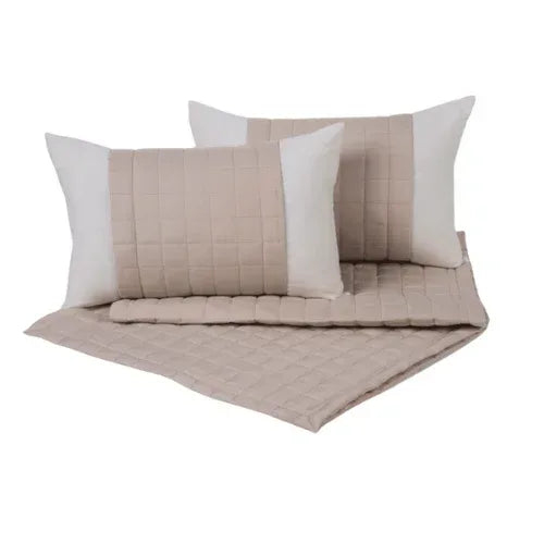 Kit Peseira Copacabana Natural | Casal Padrão & Queen - Linhas & Lares