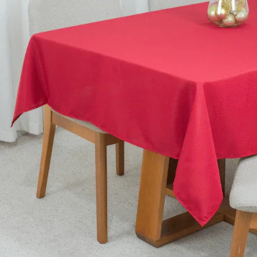 Toalha de Mesa Classic Noel | Vermelha | 4 à 8 Lugares - Linhas & Lares