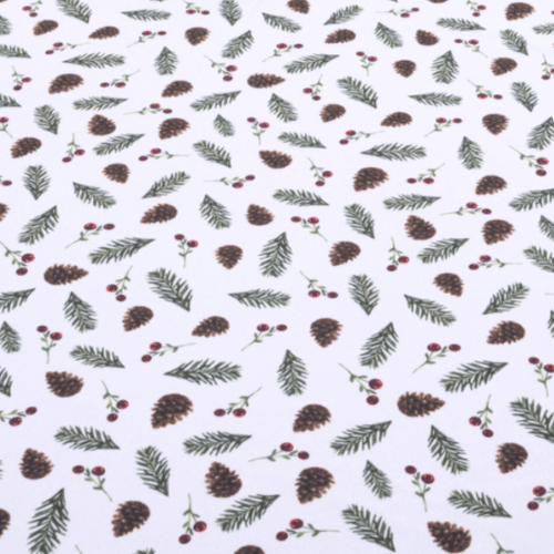 Toalha de Mesa Bosque Natalino | 4 à 8 Lugares