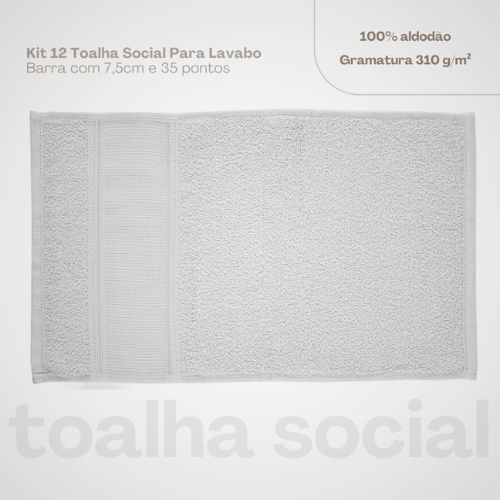Toalha Social Rosier Neve