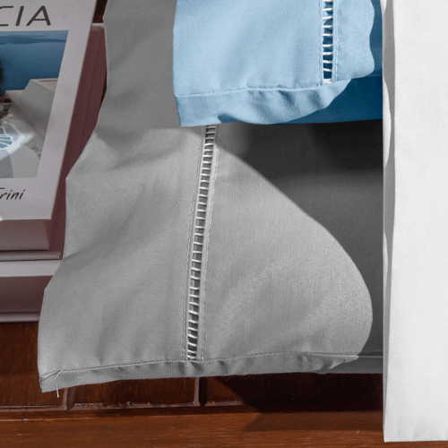 Par de Fronhas Marbella | Cinza