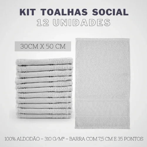 Toalha Social Rosier Neve - Linhas & Lares