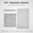 Toalha Social Rosier Neve - Linhas & Lares