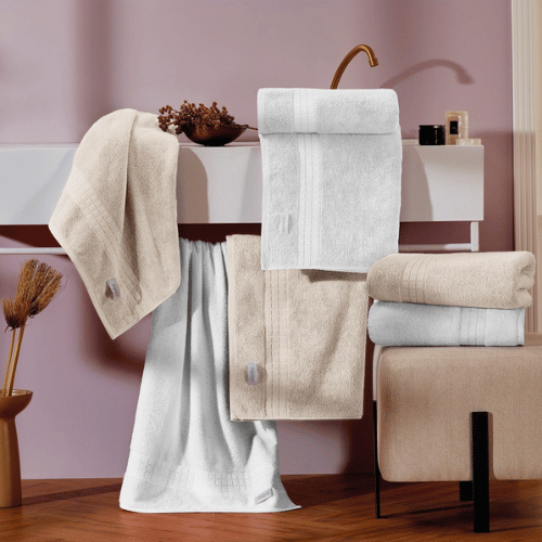 Jogo de Toalhas Class | Marfim