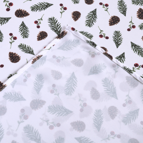 Toalha de Mesa Bosque Natalino | 4 à 8 Lugares