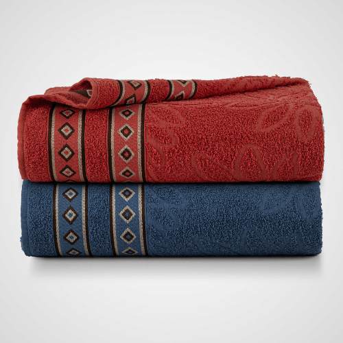 Kit Toalha de Banho Bloom Rubi e Boreal