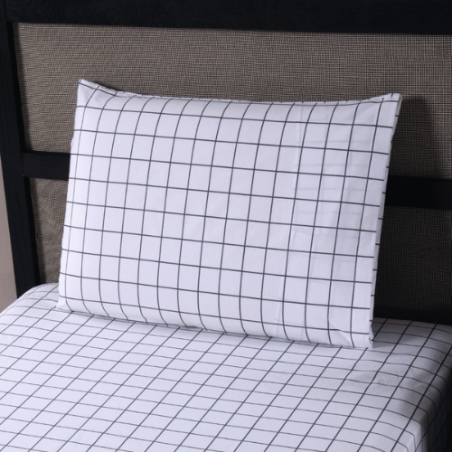 Jogo de Lençol Trama | 200 Fios | Solteiro | Cinza