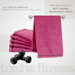 Kit 6 Toalhas Fitness SportFlex Pink