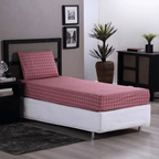 Jogo de Lençol Trama | 200 Fios | Solteiro | Magenta