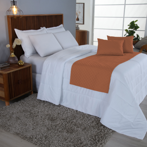 Peseira Comfort Matelado ultrassônico Terracota | Kit 5 Peças