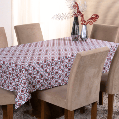 Toalha de Mesa Estrelas de Natal | 4 à 8 Lugares