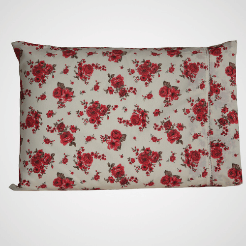 Fronha Esmeralda | 150 Fios | 100% Algodão | Vermelho