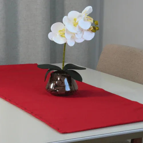 Trilho Caminho de Mesa Nuance | Vermelho - Linhas & Lares