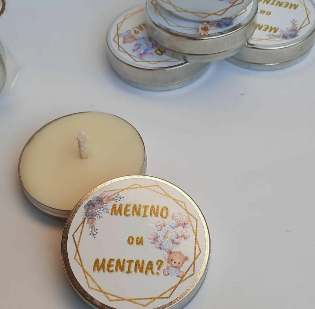 Vela Aromática Persolalizável | Cereja com Avelâ | Kit com 6