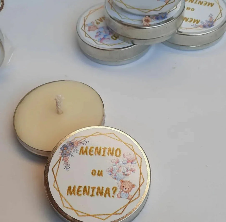 Vela Aromática Persolalizável | Cereja com Avelâ | Kit com 6 - Linhas & Lares
