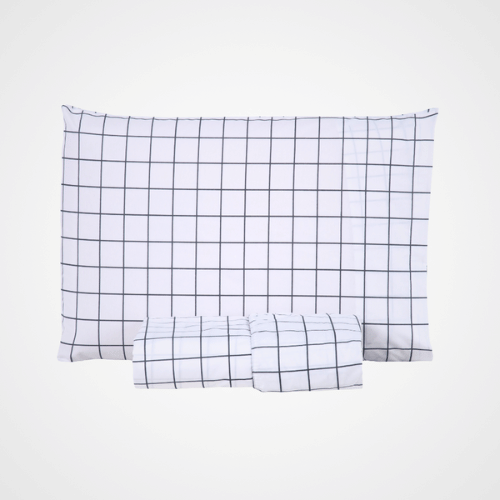 Jogo de Lençol Trama | 200 Fios | Solteiro | Cinza