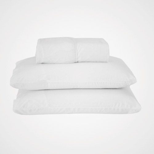 Jogo de Lençol Pure Day | Percal 180 Fios | Casal | Branco