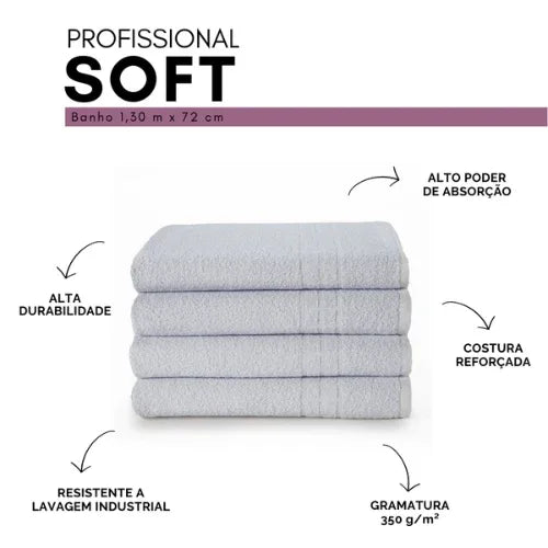Toalha de Banho Soft Premium - Linhas & Lares