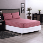 Jogo de Lençol Trama | 200 Fios | Casal | Magenta