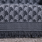 Manta Tessela | Preto Palmeira