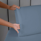 Jogo de Lençol Pure Day | Percal 180 Fios | King  | Azul Petróleo