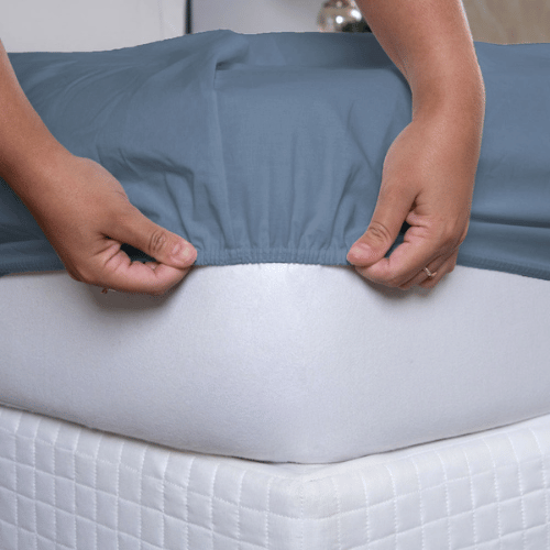 Jogo de Lençol Pure Day | Percal 180 Fios | Queen | Azul Petróleo