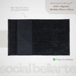 Kit Toalha de Lavabo Bellarte Ônix - Linhas & Lares